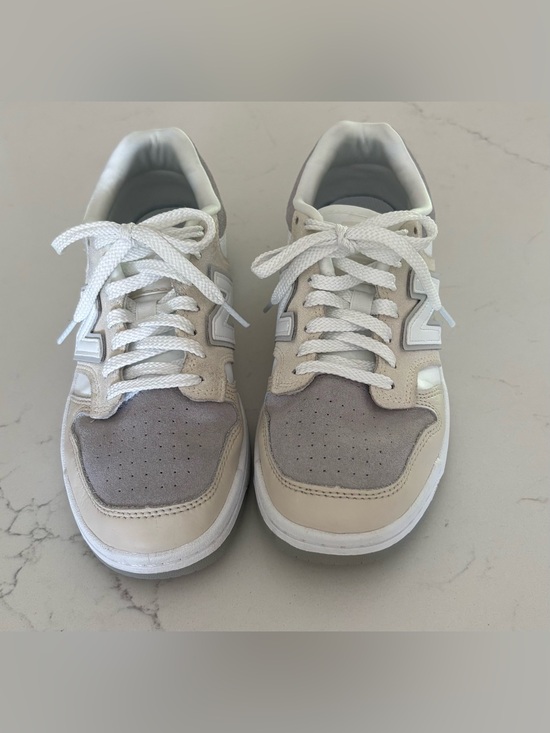 New Balance Shoes - New Balance, Neutral White and Light Gray Casual Sneakers - like new